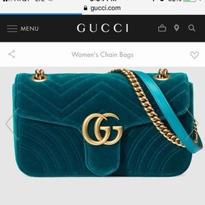 Gucci Marmont Velvet shoulder bag